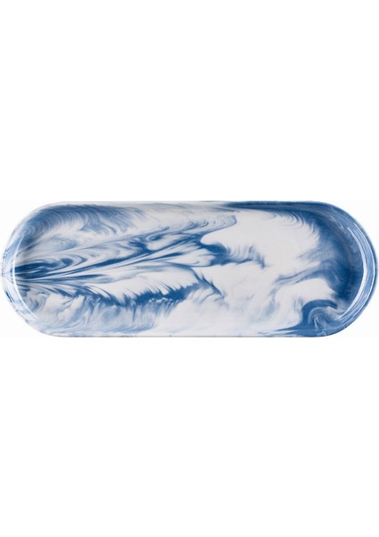 Porselen Servis Tabağı Oval 22x10 cm Tekli
