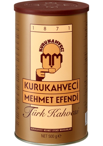 Kurukahveci Mehmet Efendi  Türk Kahvesi 500 gr x 6 Adet