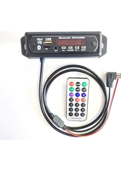 Pioneer Ip-Bus Aux Menülü Teyp Uyumlu Mikrofonlu Usb-Bt-Mp3 Çalar 12V Montaj Kutulu