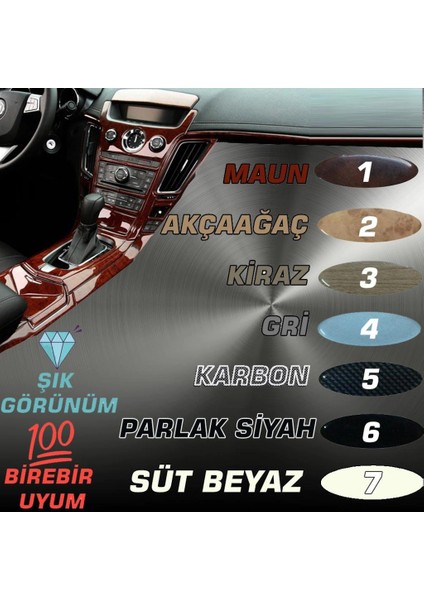 Megane 3 2009-2015 19 Parça Torpido Göğüslük Kaplama