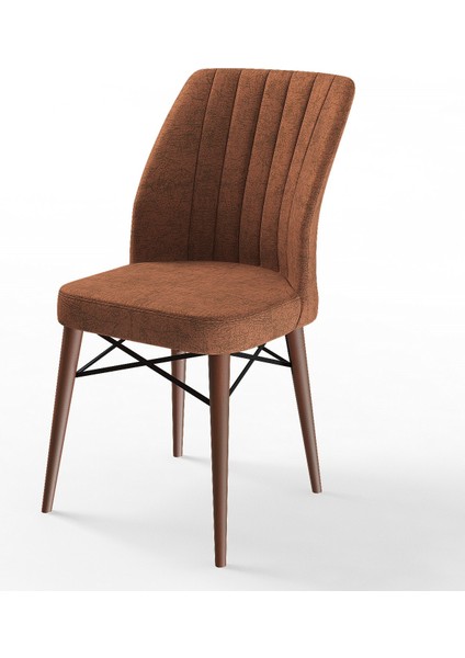 Concept Aya Serisi 80 x 132 cm Açılabilir Barok Ahşap Desen Mutfak Masa Takımı 6 Sandalye fırsatları