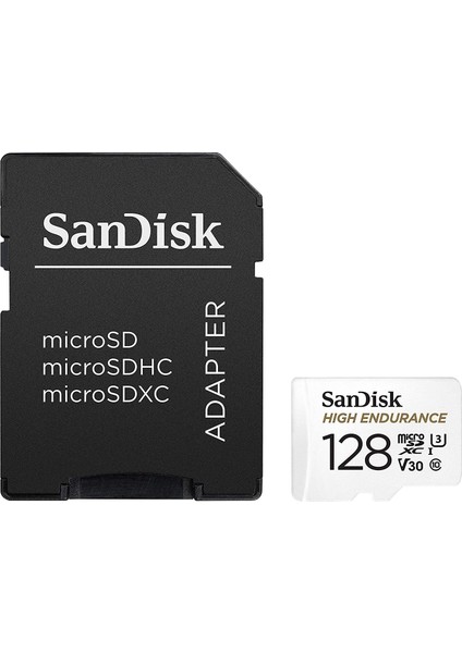 High Endurance 128GB 100/40MB/S Microsdxc C10 V30 Hafıza Kartı SDSQQNR-128G-GN6IA