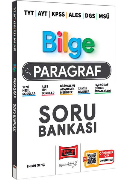 TYT AYT KPSS ALES DGS MSÜ Bilge Paragraf Soru Bankası