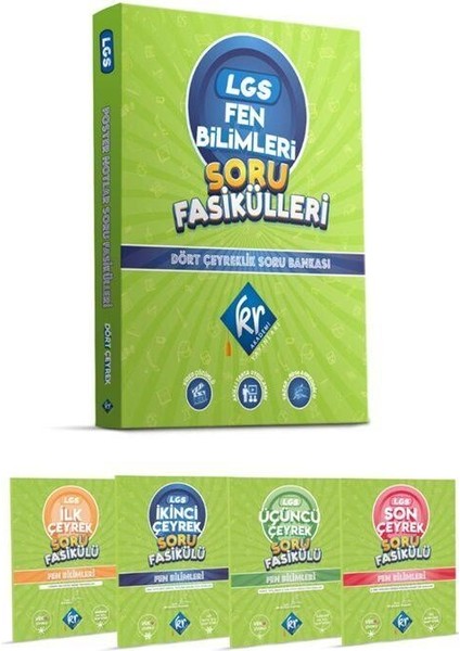 8. Sınıf Lgs Fen Bilimleri Soru Fasikülleri Dört Çeyreklik Soru Bankası Akademi