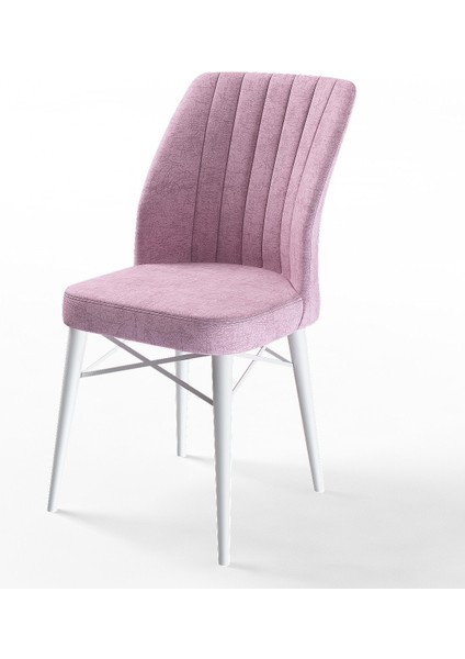 Aya Serisi 80 x 132 cm Açılabilir Beyaz Mutfak Masa Takımı 4 Sandalye fırsatları