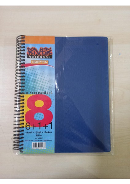 6+1+1 210 Yaprak Gıpta Defter