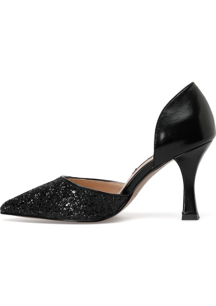 Bopı 2pr Siyah Kadın Topuklu Ayakkabı fırsatları