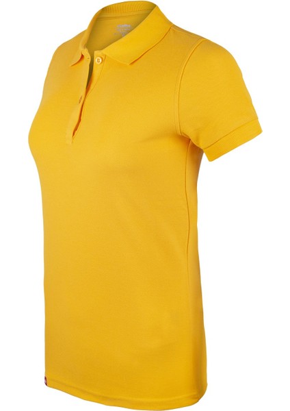 Deepraw Bayan Polo T-Shirt - Sarı