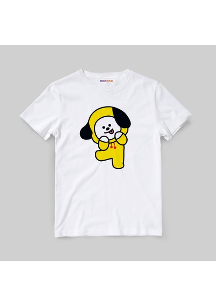 Bts BT21 Chimmy Jimin Baskılı Unisex Tişört T-Shirt Mr-01