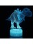 3D LED Gece Lambası 16 Renkler Masaüstü Dekorasyon USB Touch & Uzaktan Gece Lambası (Yurt Dışından) 1