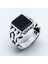 925 Ayar Gümüş Kare Oniks Taşlı Yüzük 2