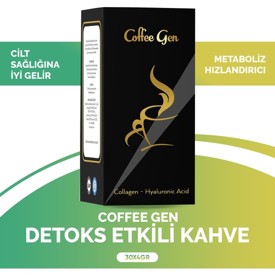 Coffee Gen Detoks Etkili Kahve Kolajen Hyaluronik Asit Detox Fiyatı