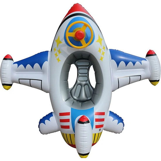 Çocuk Uçak Şişme Deniz Yüzük 100CM(Yurt Dışından)