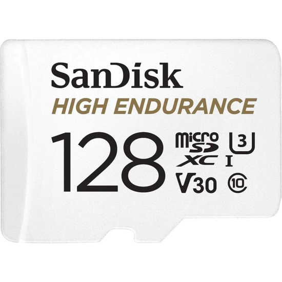 Sandisk High Endurance 128GB 100/40MB/S Microsdxc C10 V30 Hafıza Kartı SDSQQNR-128G-GN6IA