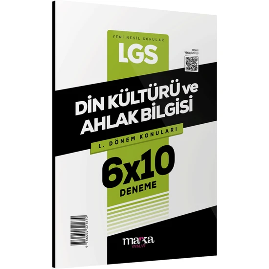 Marka Yayınları 2024 LGS 1.Dönem Konuları Din Kültürü ve Ahlak Bilgisi 6 Deneme