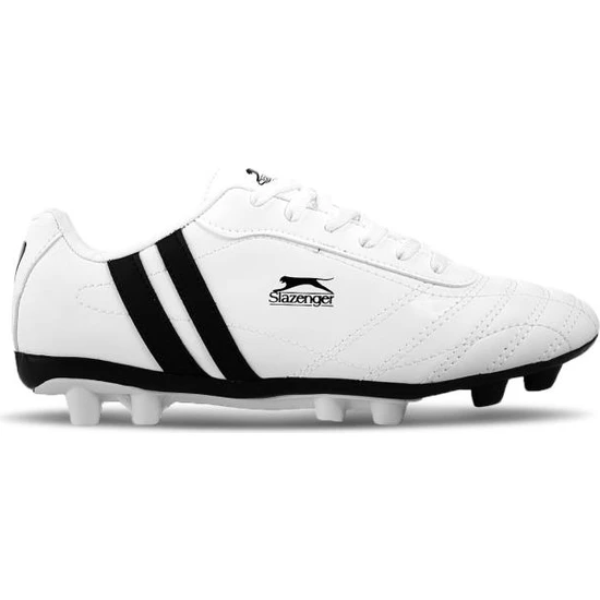 Slazenger Henrık Krampon Futbol Krampon Ayakkabı Beyaz / Siyah