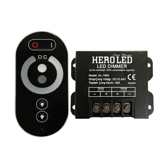 Hero Led 36A Dokunmatik Touch LED Dimmer Uzaktan Kumanda ve Kontrol Cihazı