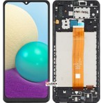 Qudex Samsung Galaxy A02 (SM-A022F) LCD Ekran Dokunmatik Çıtalı