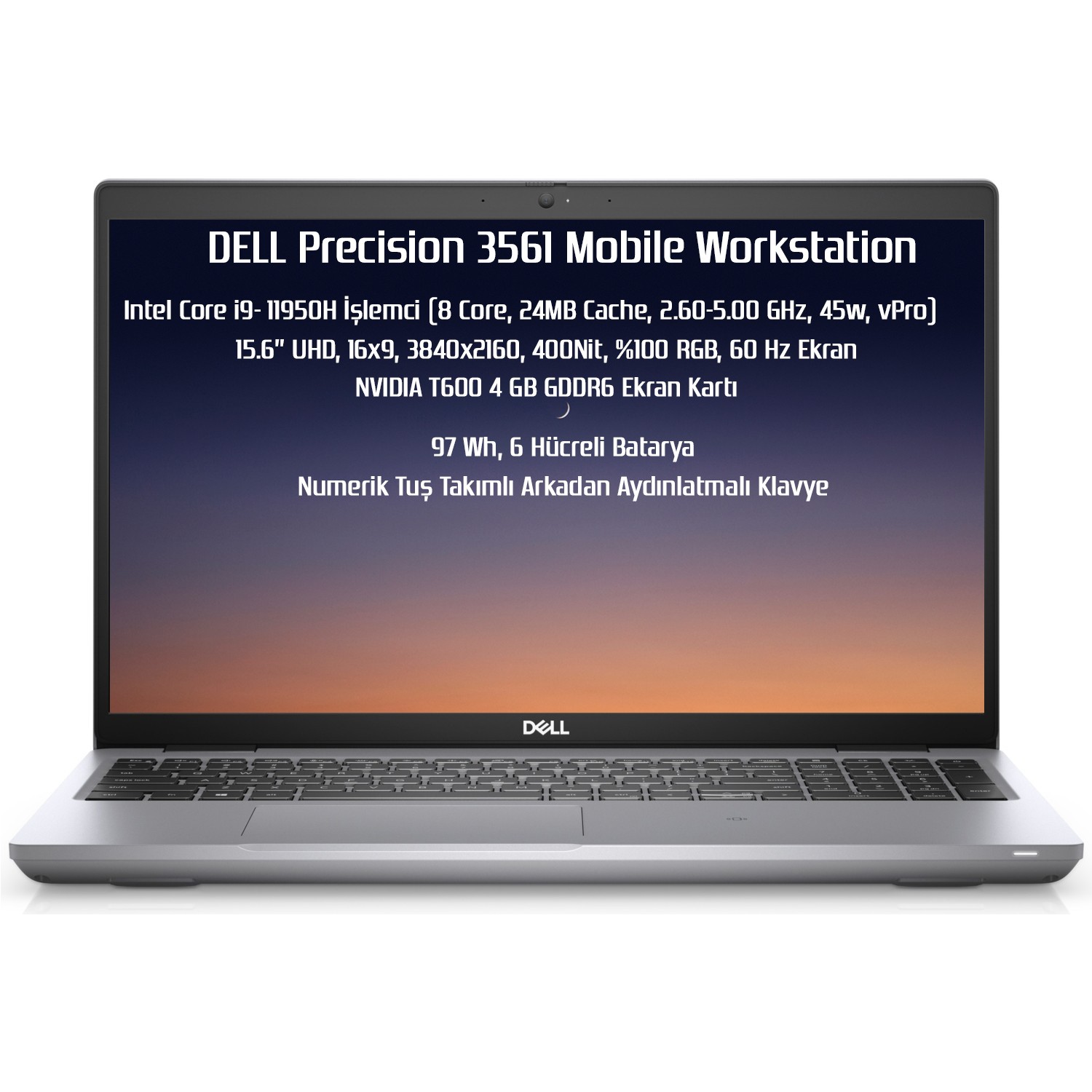 Dell Precision 3561 Mobile Workstation Intel Core I911950H Fiyatı