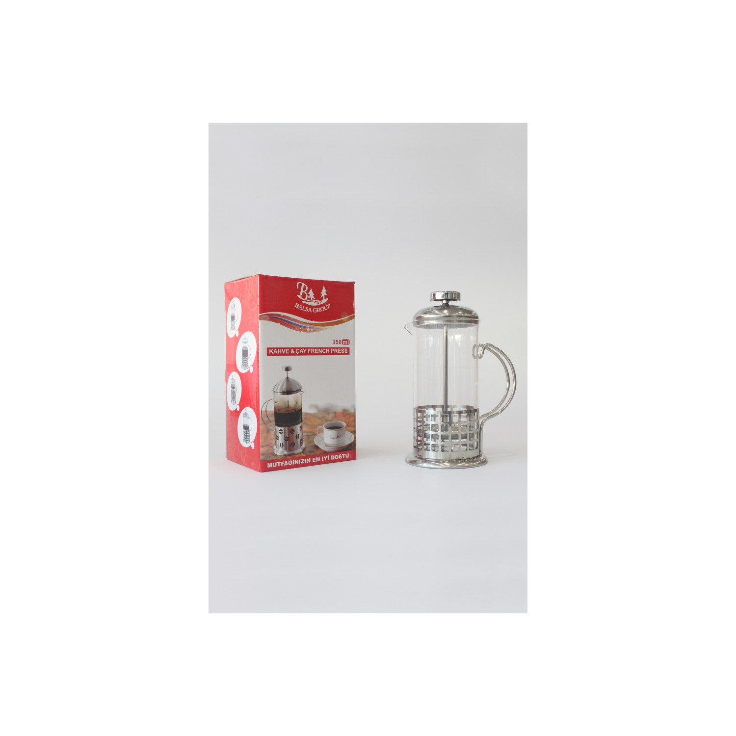 Balsa French Press Kahve ve Bitki Çayı Demleme 350 ml Fiyatı