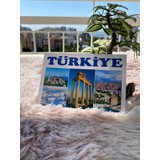 Birrdirbirr Türkiye Kartpostal Kalın Kağıt Tebrik Kartı 10 x 15 cm