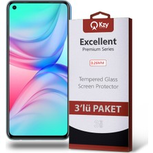 Kzy Infinix Hot 10 Temperli Ekran Koruyucu Kırılmaz Cam Ekonomik 3'lü Paket