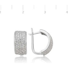 925 Gümüş Gümüş Tamtur Küpe