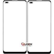 Qudex Oppo Reno 4 (CPH2113) Dokunmatik Okalı Ön Cam  Lens