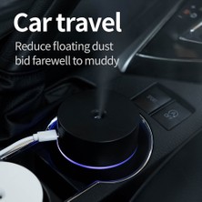 Shenzhen Xin Xin 200ML USB Mini Araba Hava Nemlendirici Difüzör LED Gece Lambası - Siyah  (Yurt Dışından)