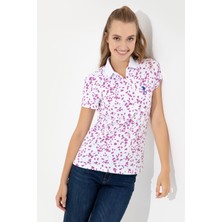 U.S. Polo Assn. Kadın Menekşe T-Shirt 50248980-VR037