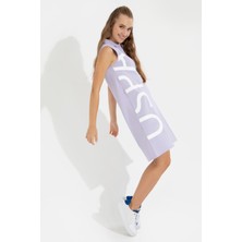 U.S. Polo Assn. Kadın Lila Örme Elbise 50251939-VR034