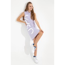 U.S. Polo Assn. Kadın Lila Örme Elbise 50251939-VR034