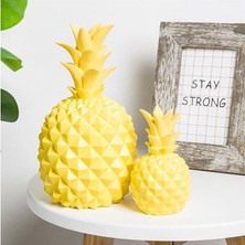 Proavm Buffer® Ananas Şeklinde Desenli Büyük Boy Pilli Masa ve Gece Lambası