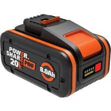 Worx WA3648 20VOLT 8.0AH. Li-Ion Powershare Pro Yedek Akü