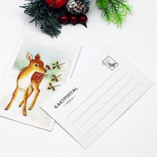 Kartpostal, yılbaşı, happy christmas  10 set (60 adet)