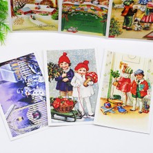 Kartpostal, yılbaşı, happy christmas  10 set (60 adet)