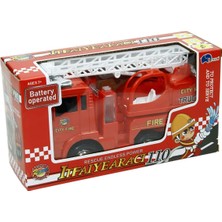 Vardem ETH75B-2 Kutulu Işıklı ve Sesli Çarp Dön Itfaiye Arabası Kırmızı