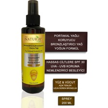 Naturix Spf 50 + Koruyucu Krem + Yüksek Faktörlü Bronzlaştırıcı Yağ Spf 30 + Yoğun Bronzlaştırıcı Yağ Spf 15