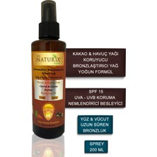 Naturix Spf 50 + Koruyucu Krem + Yüksek Faktörlü Bronzlaştırıcı Yağ Spf 30 + Yoğun Bronzlaştırıcı Yağ Spf 15