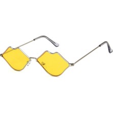 Dudak Gözlük Vintage & Retro Lip Shape Sun Glasses