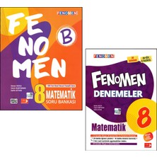 Fenomen Yayıncılık Fenomen 8. Sınıf Matematik Soru Bankası + Deneme 2 Kitap