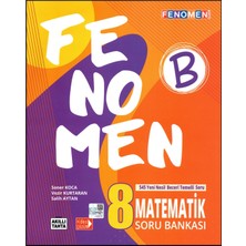 Fenomen Yayıncılık Fenomen 8. Sınıf Matematik Soru Bankası + Deneme 2 Kitap