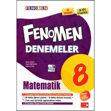 Fenomen Yayıncılık Fenomen 8. Sınıf Matematik Soru Bankası + Deneme 2 Kitap