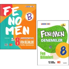 Fenomen Yayıncılık Fenomen 8. Sınıf Fen Bilimleri Soru Bankası + Deneme 2 Kitap