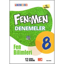 Fenomen Yayıncılık Fenomen 8. Sınıf Fen Bilimleri Soru Bankası + Deneme 2 Kitap