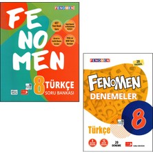 Fenomen Yayıncılık Fenomen 8. Sınıf Türkçe Soru Bankası + Deneme 2 Kitap