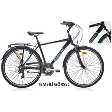 Bıanchı Travel 504 Erkek Şehir Bisikleti 480H V 28 Jant 21 Vites Siyah-Turkuaz-Gri