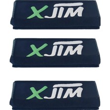 Xjim Siyah Spor Antrenman  Havlusu %100 Pamuk -3'lü Paket 30X90