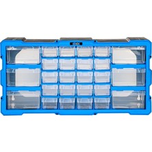 Abox Monoblok 26 Çekmeceli Set TK-6004 - Çivi Vida Takı Organizer Kutusu