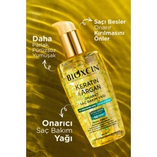 Bioxcin Collagen & Biotin Hacim Şampuanı 300ML + Bioxcin Kertin Argan Saç Bakım Yağı